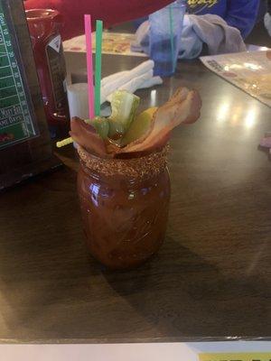 Bbq whiskey Bloody Mary