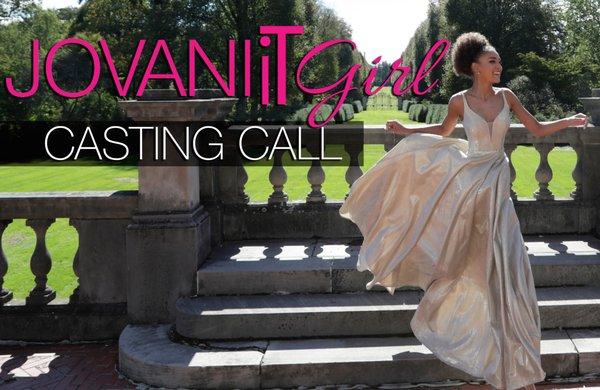 JOVANI iT Girl casting at Crane's Dress Boutique on January 11th & 12th. E-mail us at cranesdressboutique@gmail.com for more information.