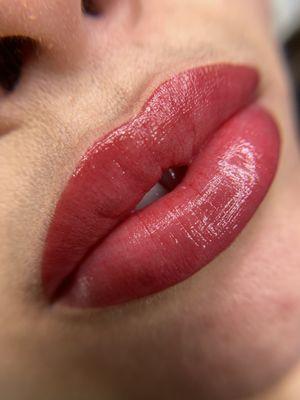 Lip blush, lip tattoo, aquarelle lips, labios, micropigmentacion de labios, watercolor lips, lip neutralization