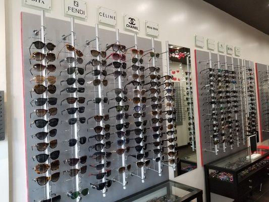 Wide selection of all high-end sunglasses