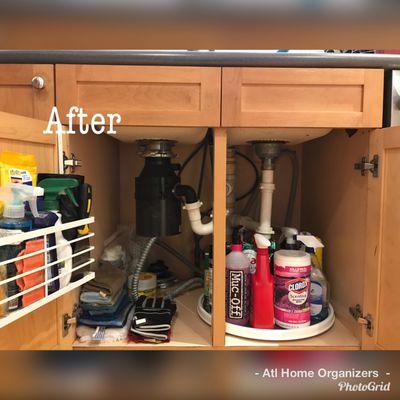 Kitchen Cabinet Under the Sink..