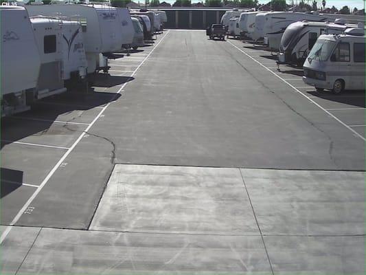 Open RV parking