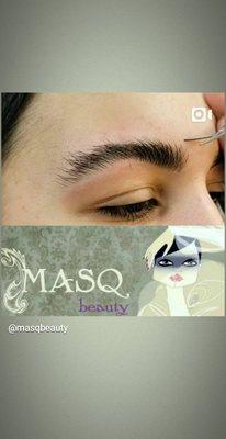 Watch this amazing transformation on our Instagram at MASQbeauty