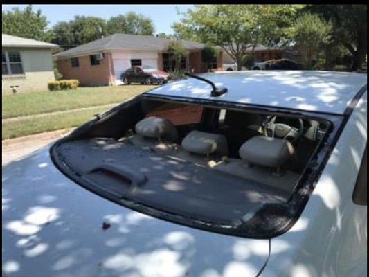 Hyundai Accent Back-window Replacement