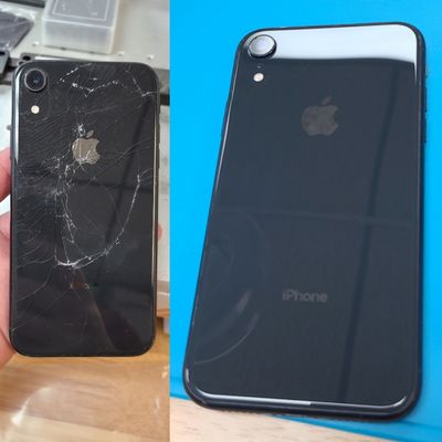 iPhone XR back glass replaced like butter