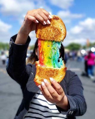 Rainbow Grilled Cheese from Norcal Night Market