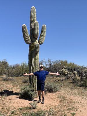 Hamming it up! Please keep Our Desert free of litter during your hike. Thank you!