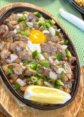 Pork Sisig! My husband and I really enjoyed this dish! The meat is tasty and savor with flavors. Good size, good for two.  Sisig Meal