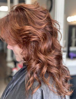 Beautiful color, cut and style provided by Shonda at Altered Image Salon