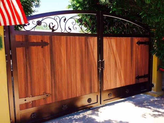 Decorative Home Entry Gates With Automatic Gate System