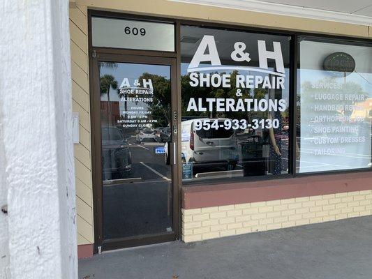 Shoe repair and alterations