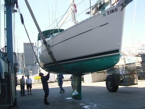 Surveying a typical yacht