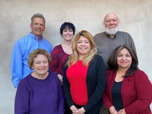 Our great staff, beginning top left...Paul, Pamela, Peter, Nancy, Lucy, & Lisa.