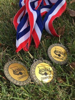 The winners of each season get these medals for serious bragging rights.