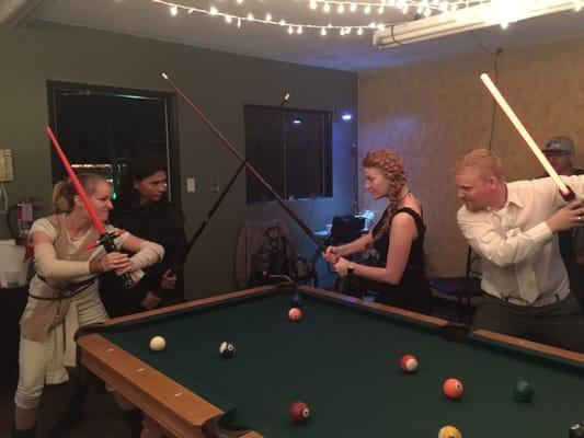 Youth New Years "Star Wars" party