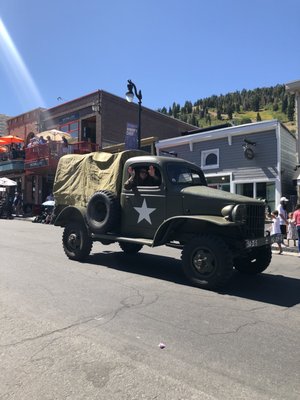 For 124 years, the Miner's Parade has been going strong. This vehicle is a WWII 1942 Army Weapon Carrier.