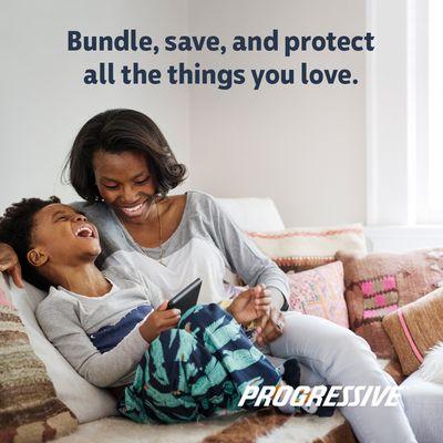 With Progressive, we can help you bundle and save to protect all the things you love. Give us a call to learn more.