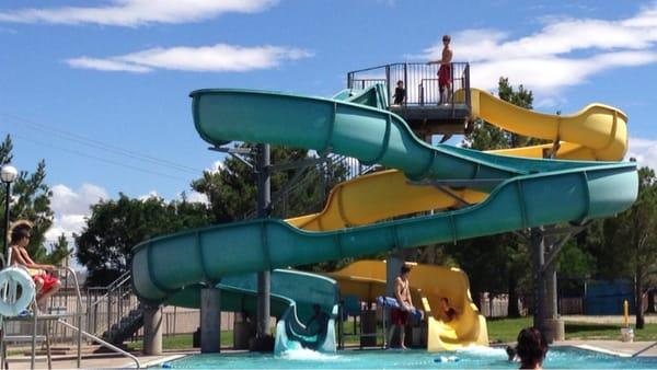 Outdoor water slide