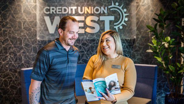 Inside Credit Union West Kierland Branch in Scottsdale.