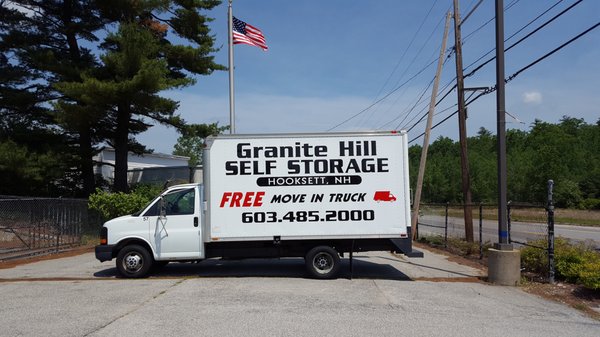 Free move in truck at Granite Hill Self Storage