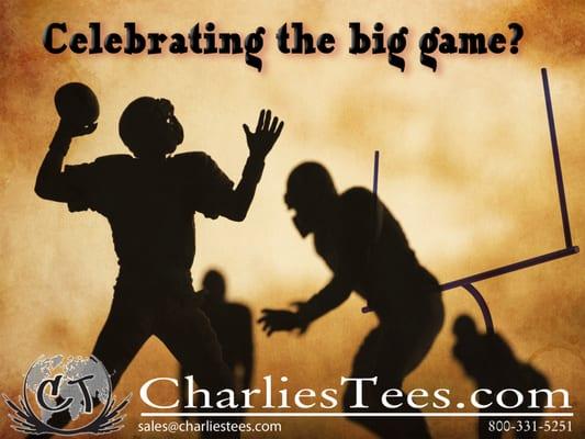 Sports teams always need to be united, and Charlie's Tees can help!