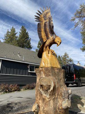 Eagle sculpture