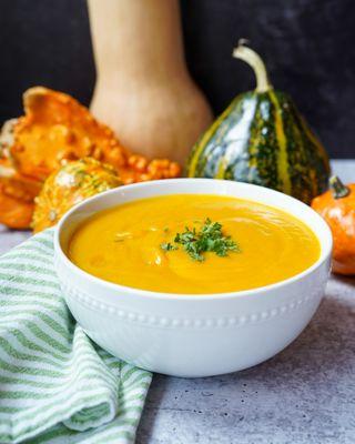 Vegan Butternut Squash Soup & Vegan Chili Made In House