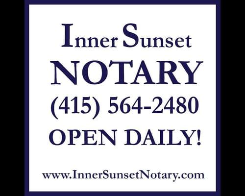 Ruth Moffatt Inner Sunset Notary 94122