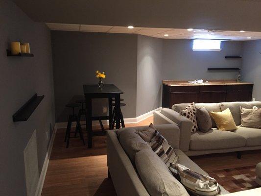 Featured on DYI Network - Rescue My Renovation - Episode "Drainy Days" Basement Reno