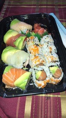 Rainbow Roll Alaska Roll