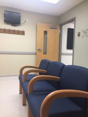 Waiting patient room