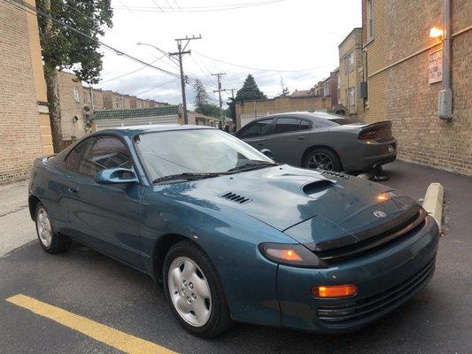 Fully detailed and restored rocker panels on my rare 1993 Toyota Celica all trac turbo :)