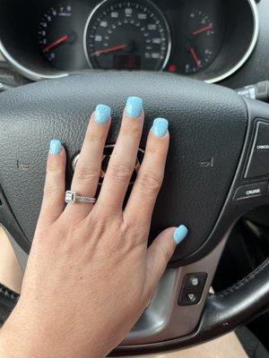 Dip polish on acrylics: $56 (that is including a $5 tip).