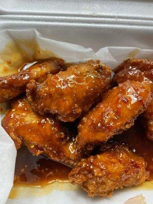 Spicy sweet wings