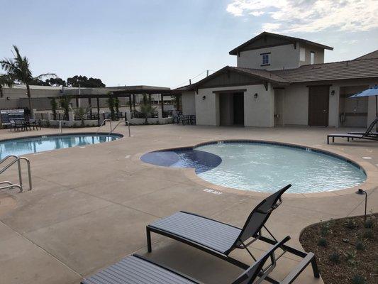 Recreation center with pool