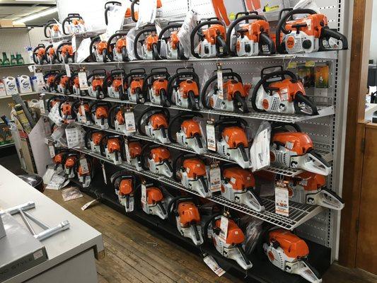 Largest selection of Stihl power equipment in all of Western New York!