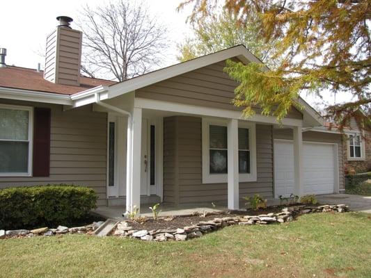 After Picture - New Siding/Gutters/Windows & Doors Replacement