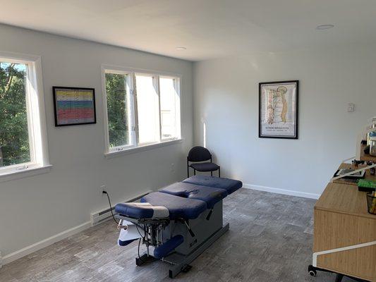 Lots of natural light in our treatment rooms.