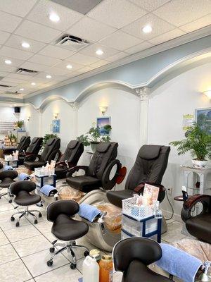 Pedicure area