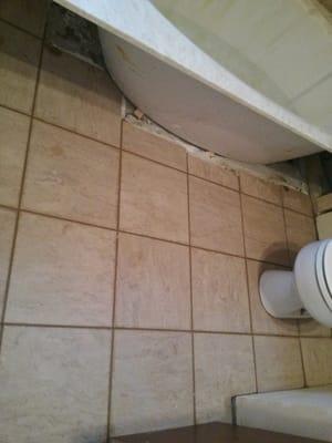 Bathroom floor tile