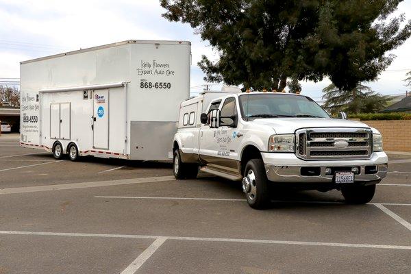 Our mobile shop on wheels!