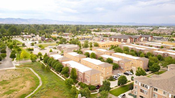 Campus View of Enclave Rigden Farms.