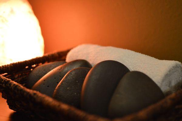 Enhance your next massage with heated basalt stones for just $20!