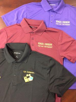 Shirts with business logo