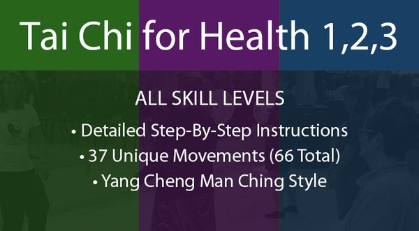 Tai Chi for Health online live and on-demand video classes for all skill levels.