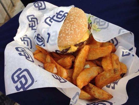 Great burger, especially for ballpark food