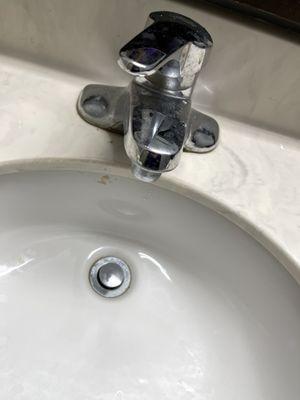 Dirty sink/faucet