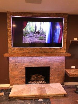 Modern Fireplace Finishing