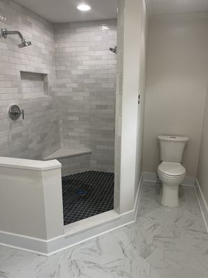 Toilet and Shower Remodel