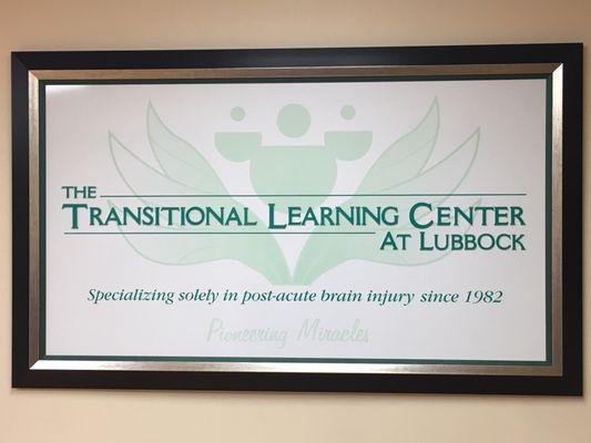 Transitional Learning Center at Lubbock. A place where miracles happen